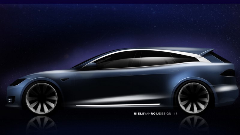 Le design de la nouvelle Tesla Model S Break enfin révélé
